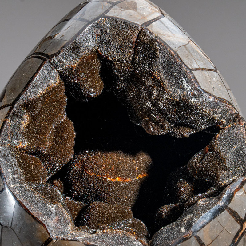 Polished Septarian Druzy Geode Egg from Madagascar (30 Lbs)