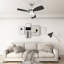 Burrell 76cm Ceiling Fan with LED Lights-1589183978