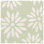 Tapis beige / vert en laine touffeté à la main à motif géométrique Sveva
