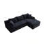 Canapé modulaire Cloud avec méridienne en forme de L, canapé rembourré minimaliste moderne pour le salon, canapé d'angle à assise profonde, aucun assemblage requis-133038639