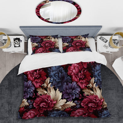 Ensemble de housse de couette Renaissance Revival Victorian