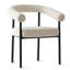 Fauteuil d'appoint rembourré moderne avec accoudoirs 30 po Modern