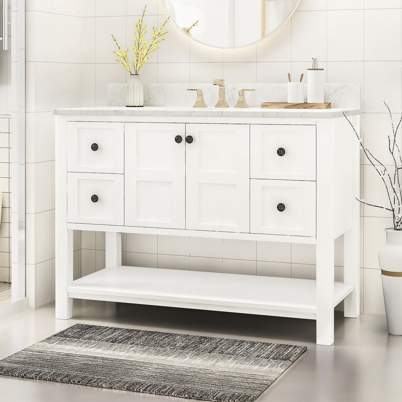48'' CABINET, White