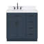 Meuble-lavabo simple en bois massif 36 po Tidworth avec plateau en quartz Carrara de 1,5 po-1805328806-1763275039-1763275034