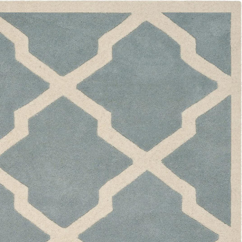 Tapis en laine touffeté à la main Osasere, Square 9'