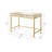 Ruffy Rectangular Writing Desk in Mirrored-1765621634