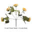 2 faisceaux artificiels de bouquet de pivoines pour décor de vase de fête de mariage-956621813