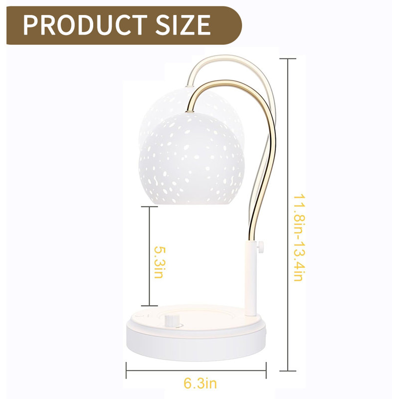 Candle Heater Light, White
