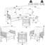 Wicker 6 - Person Garden Lounge Set with Cushions