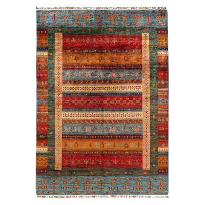 Fine Hand Knotted Kazak rug 6'9"X 9'6"