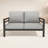 Townsend 55'' Wide Outdoor Loveseat with Sunbrella® Cushions-318370121-280725703