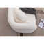 Canapé blanc en molleton Boucle de style minimaliste, sièges confortables et spacieux pour la détente - 3 places assises, confort et durabilité combinés