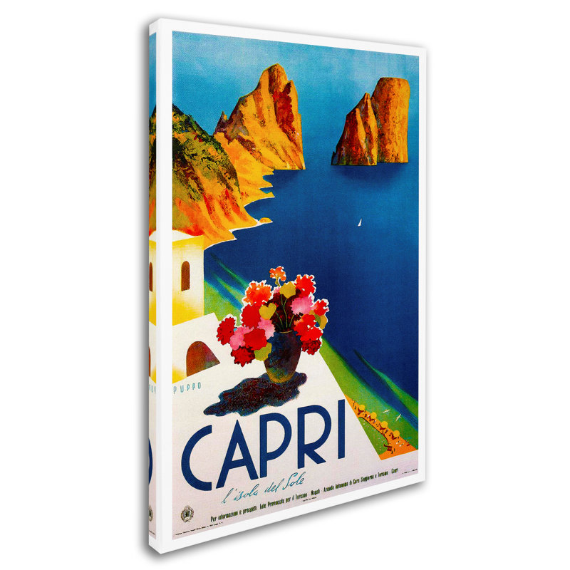 « travel 29 », publicité rétro sur toile tendue, H 24 po x l 16 po