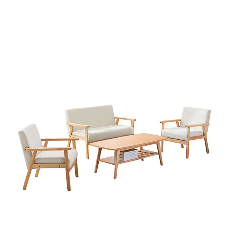 Table basse Abdual, Naturel / Beige