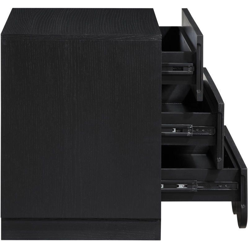 Hazelden Night Stand, Black