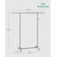 150cm Rolling Clothing Rack