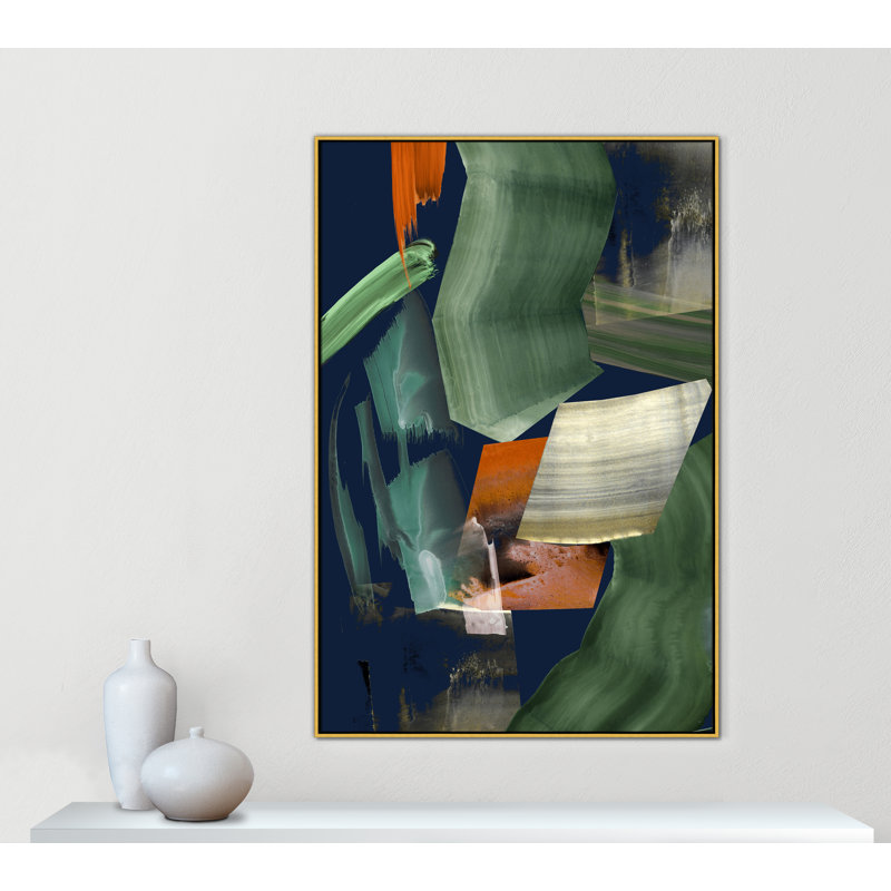 «Sunsets In the City II» par Casa Fine Arts, Or, H 61,5 po x l 41,5 po