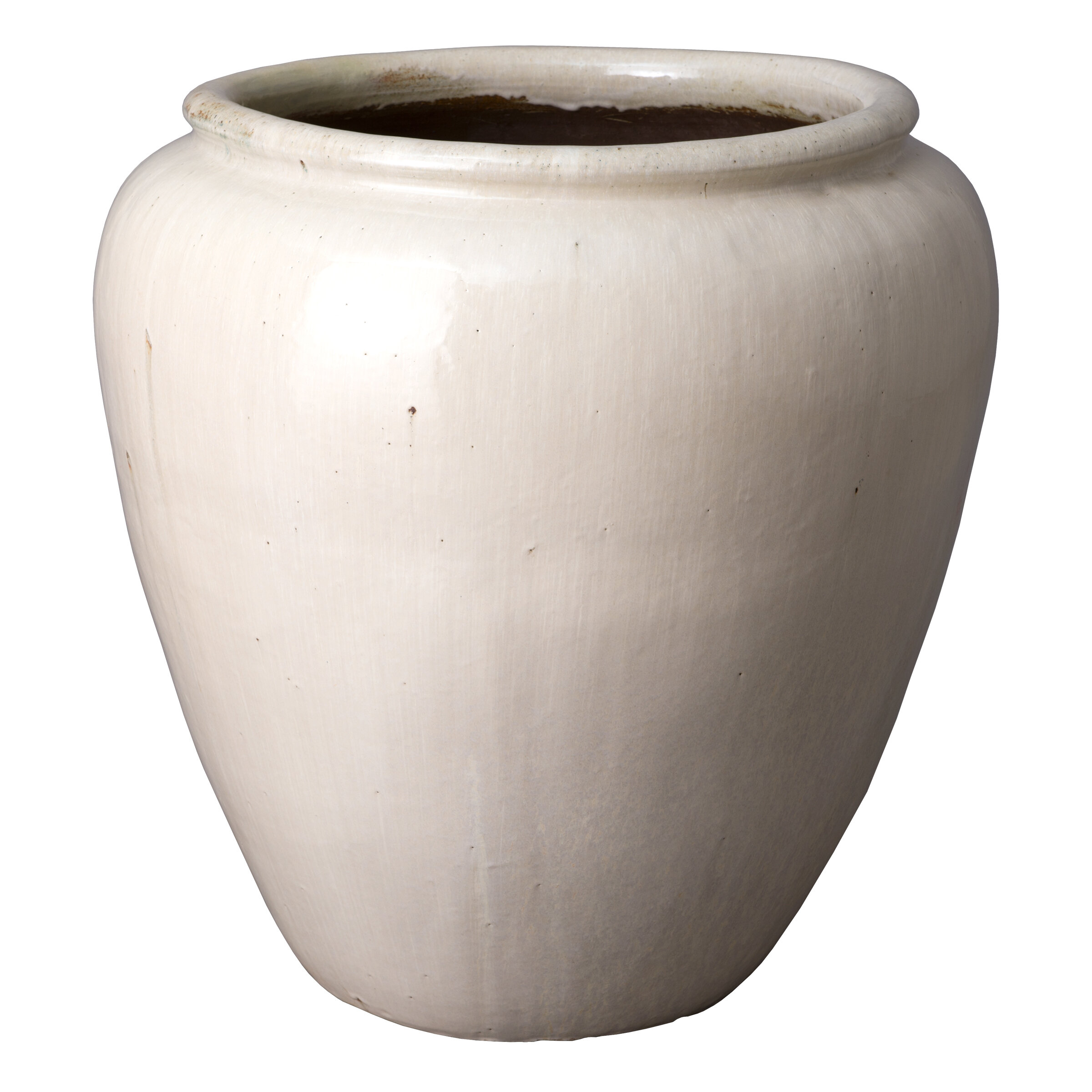 Darby Home Co Engel Round Ceramic Pot Planter