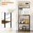 Kitchen Bakers Rack With Power Outlet