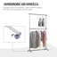 Adjustable Rolling Clothing Rack