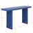 Console Table, Unique Oak Veneer Design With Distinctive Side Shapes, 59 Inch Entryway Table For Living Room, Hallway, Foyer-1163359635