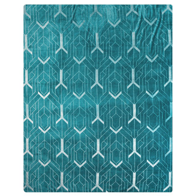 Polyester Geometric Shapes Bedspread