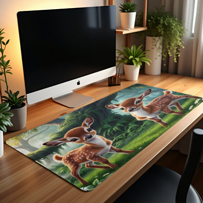 Polyester Desk Pad, 14.4x12.1