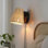Lampe murale suspendue industrielle en bambou tissée à la main avec interrupteur