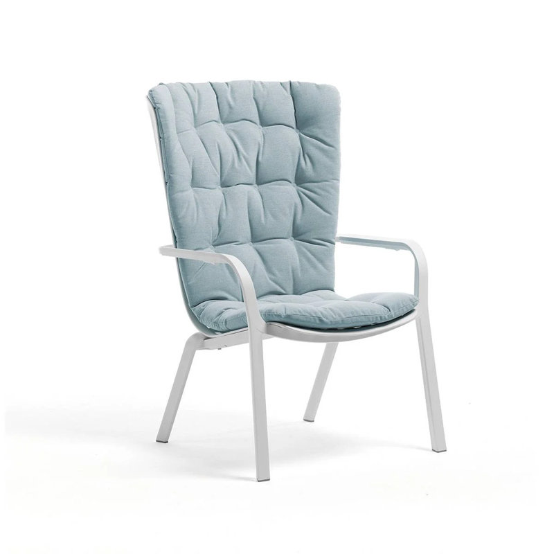 Folio Outdoor Rocker Chair, Green, White