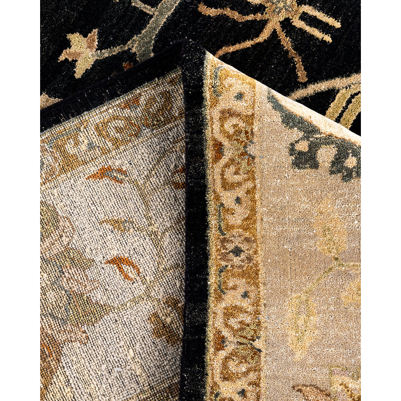 Overdyed One-of-a-Kind 9' 1" X 12' 2" Hand Knotted Area Rug