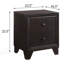 Commode de chambre à coucher 2 - garde votre table de chevet avec 2 tiroirs idéales pour l'organisation