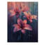 «Lily Dream» dans une teinte rose surréalisme II - décoration murale en bois de lys - sur bois de pin naturel-447048303