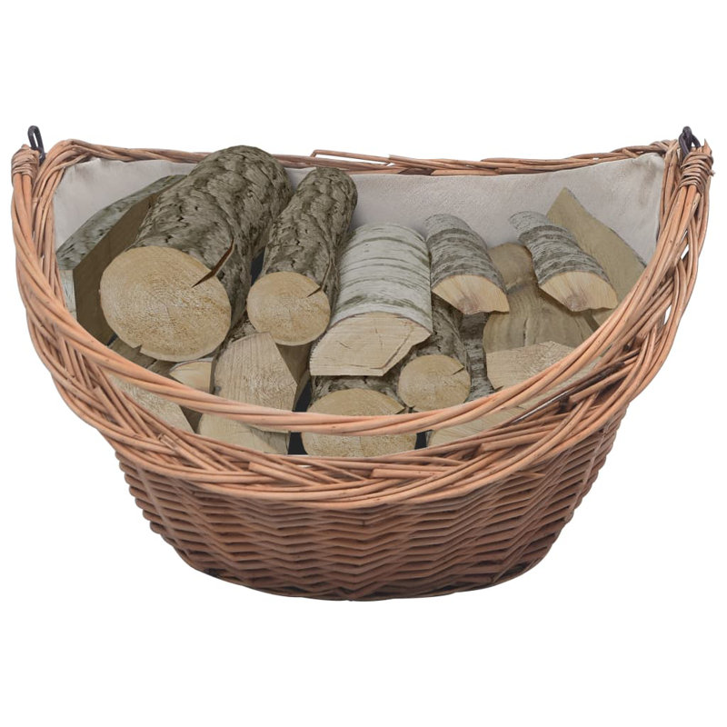 Creola Wicker Log Carrier
