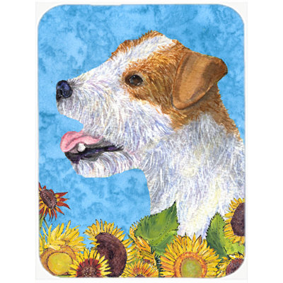 Caroline's Treasures Jack Russell Terrier Glass Cutting Board