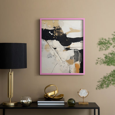 ABSTRACT Series DI, reproduction encadrée - bois massif