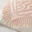 Couvre-lit en chenille de coton Blush