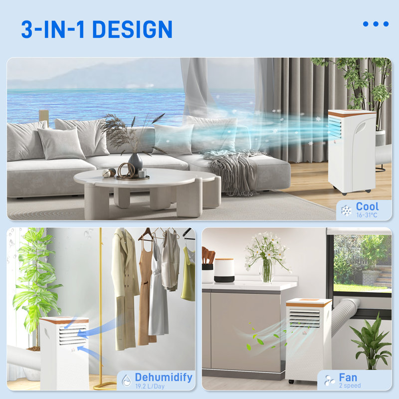 7000 BTU Portable Air Conditioner with Remote