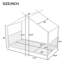 Lit plateforme simple en métal-1341683730