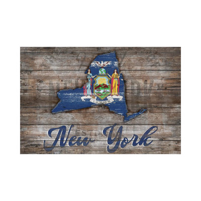 Rustic Morning In New York State 1 Piece Wrapped Canvas Wall Art
