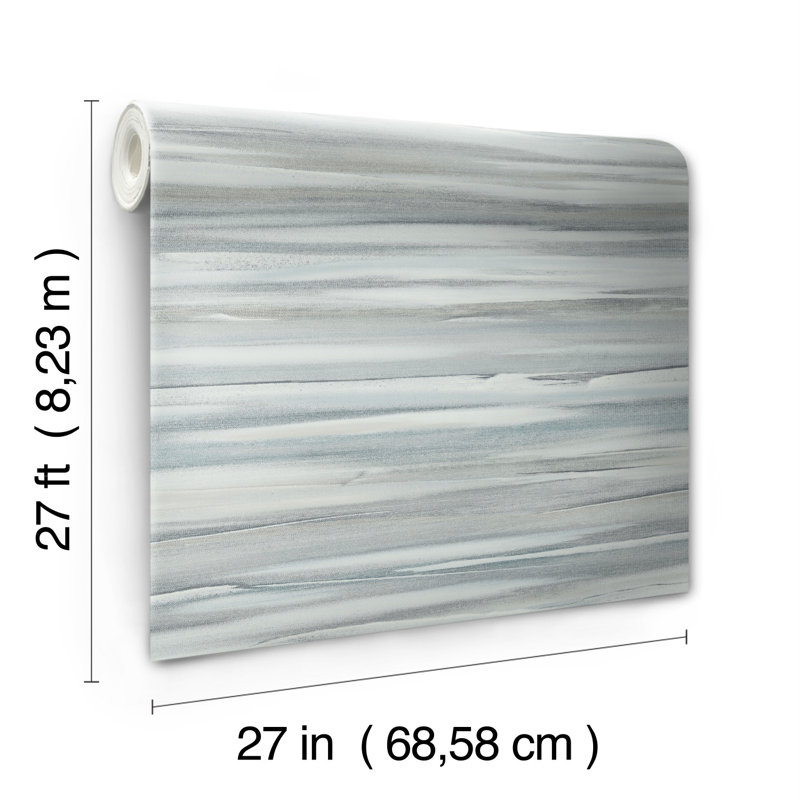 Abstract Wallpaper Roll by Candice Olson, Smokey Blue