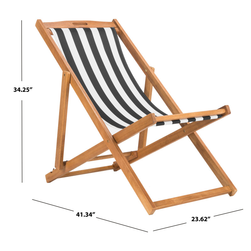 Chaise de patio Winston, Noir