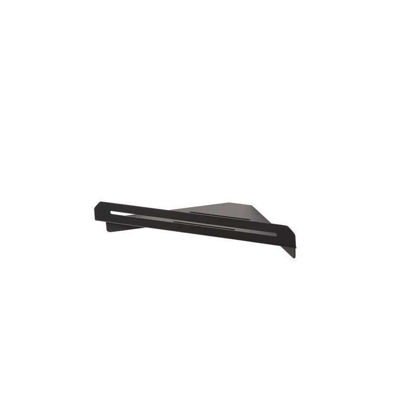 Tablette de douche murale en acier inoxydable, Noir mat