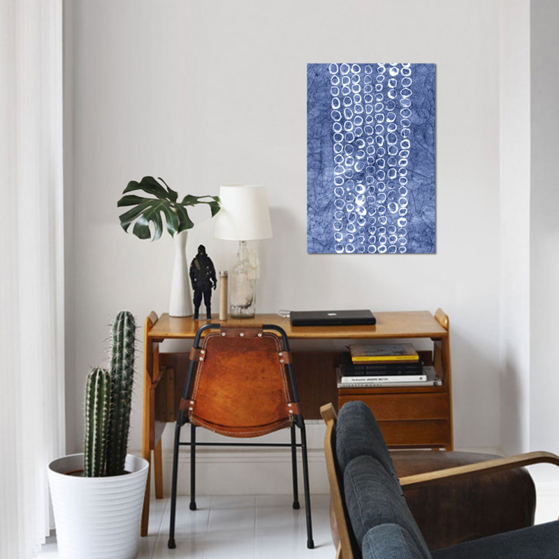 « primitive patterns i », impression sur toile, H 12 po x l 8 po x P 0,75 po, Pas de tapis, Toile tendue