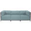 Fauteuil de chambre en polyester 30,5 po Woodsen-21578941-21578955