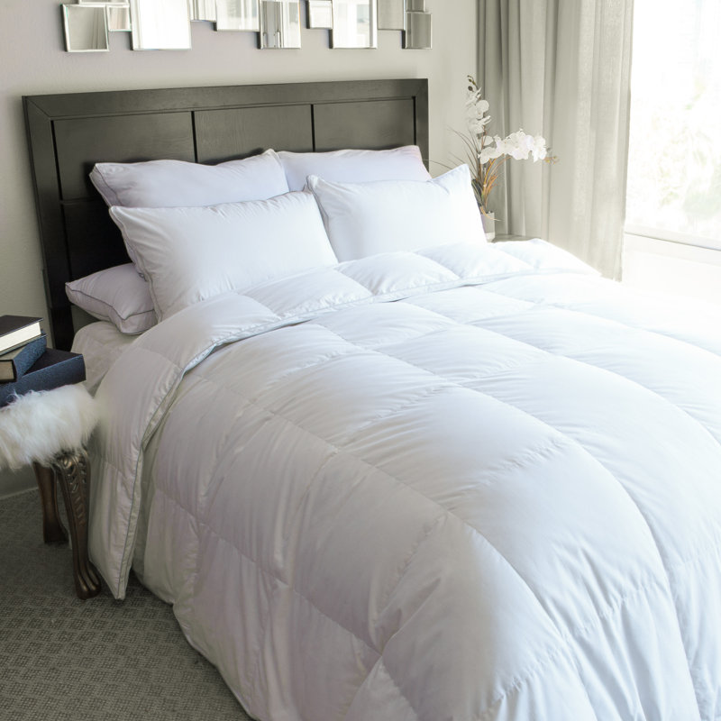 650 Fill Power All Season Goose Down Comforter, Full/Queen