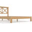 Lit plateforme pleine grandeur en bambou massif avec tête de lit en X, style Mid-Century, sans sommier tapissier, structure de lit en bambou robuste pour la chambre à coucher, finition naturelle-1775098588-1775098591