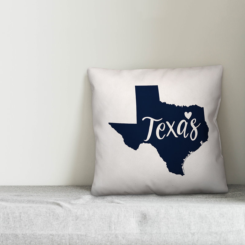 Texas Pride Throw Pillow, 16" x 16"