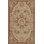 Wool Oriental Area Rug in Beige/Rust