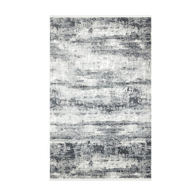 Luxueux tapis tissé à la machine de 7,9 x 11,2 pieds | 100% viscose / polyester, hauteur des poils de 6 mm, 1950 g / m² | Conception élégante avec 864 000 points de fil | Facile à nettoyer, parfait pour le salon et la chambre à coucher