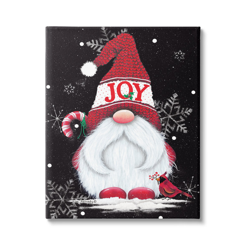 Red Holiday, H 30 po x l 24 po x P 1,5 po, Toile tendue